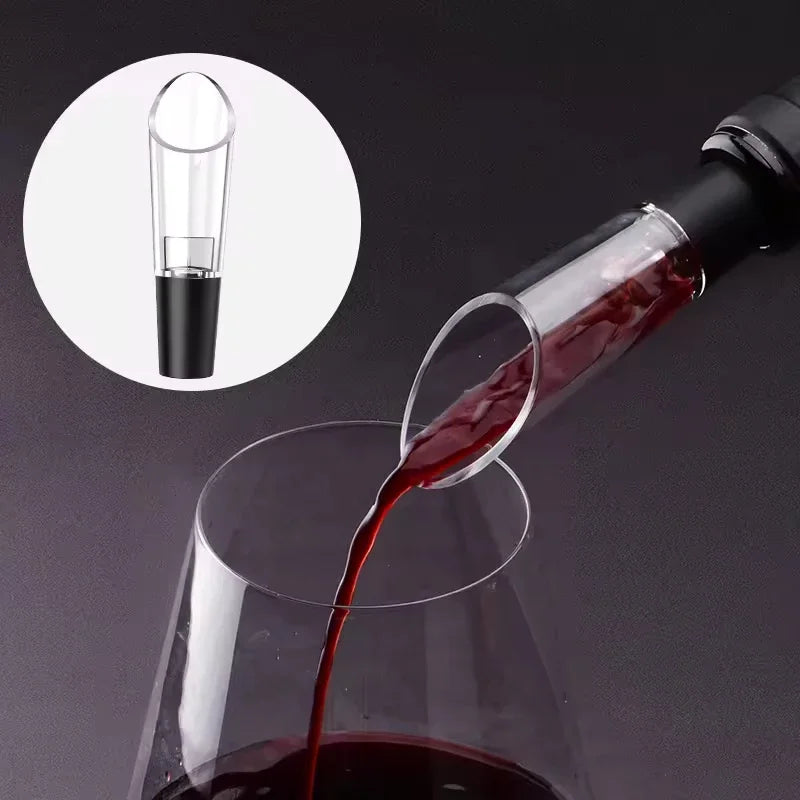 One-Touch Electric Wine Opener 
4-in-1 Rechargeable Set