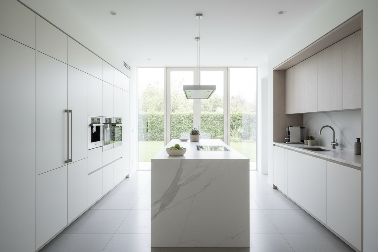 modern kitchen clean